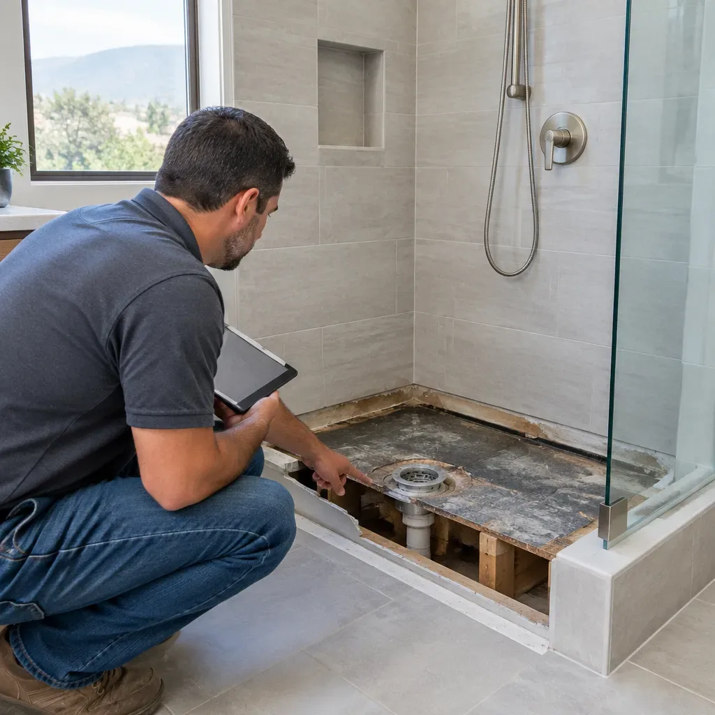 When Should a Bathroom Remodel Near Shoup Ave in West Hills Replace the Shower Pan?